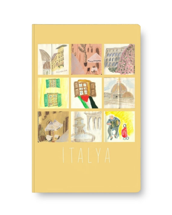 İtalya Defter – Tel Ciltli